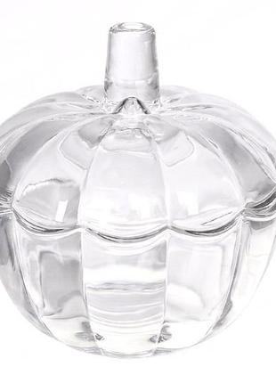 Стеклянная емкость с крышкой crystal pumpkin d10*10см/200 мл