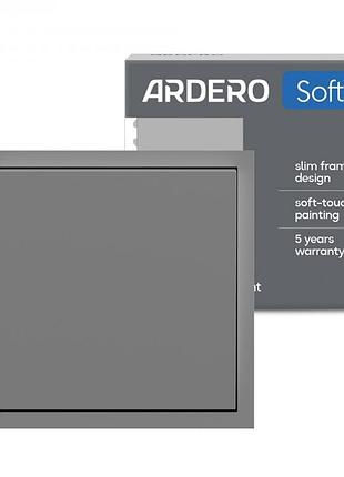 Выключатель 1-клавишный ardero ev111v-g soft 10а серый