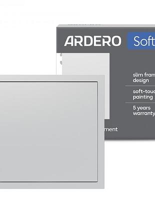Выключатель 1-клавишный проходной ardero ev121-s soft 10а серебро