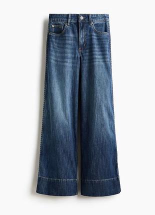 Джинси широкі wide hight jeans h&m