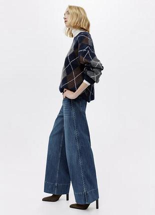 Джинси широкі wide hight jeans h&m