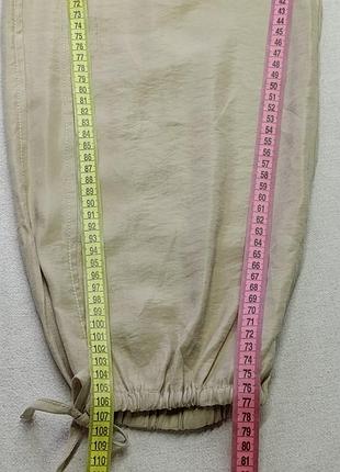 Преміальні жіночі штани карго парашути dante6 aesthetic parachute pants модал 88% бежеві l 5