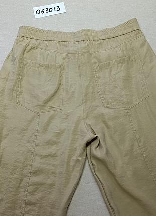Преміальні жіночі штани карго парашути dante6 aesthetic parachute pants модал 88% бежеві l 9