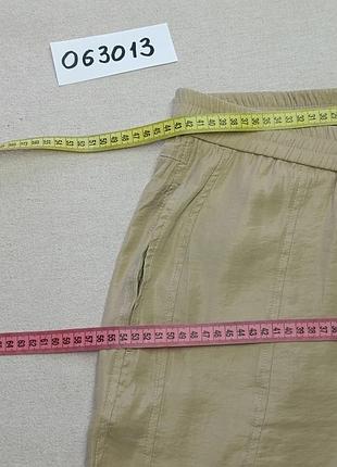 Преміальні жіночі штани карго парашути dante6 aesthetic parachute pants модал 88% бежеві l 7