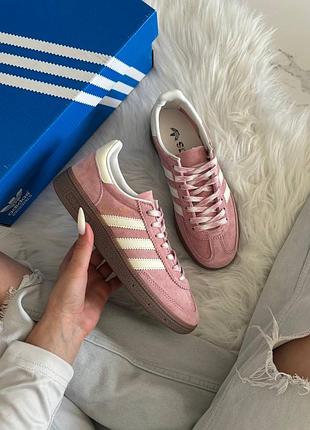 Adidas handball spezial orchid pink white/адидас гандбол спезиал розовые с белым 36 37 38 39 40 41