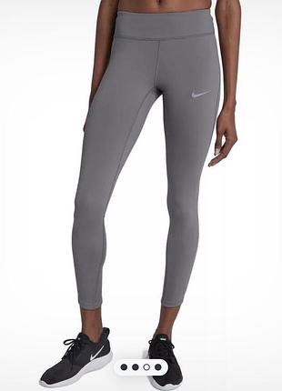 Женские лосины леггинсы тайтсы nike epic lux women’s high-rise ⅞ running tights