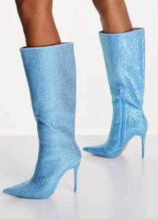 Ботинки в стразах y2k dollskill