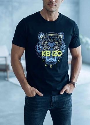 Чоловіча футболка kenzo paris (tiger) — унісекс