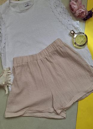 Шорти муслінові жіночі р.xl,xxl, shein