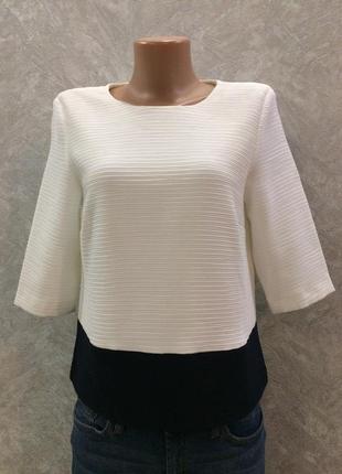 Блуза комбінована плісе esprit