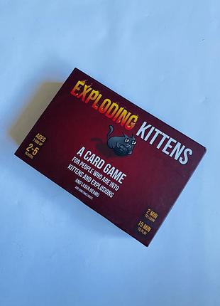 Нова настільна гра для по типу рулетки exploding kittens (взривні котята),