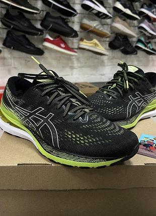 Чоловічі кросівки asics gel-kayano 28 для бігу тренувань залу оригінал бігові сітка легкі мʼякі бу 44 р якісні комфортні професійні