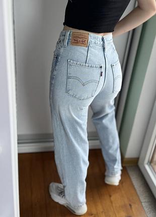 Блакитні джинси levi’s 94 baggy w24 l31 оригінал