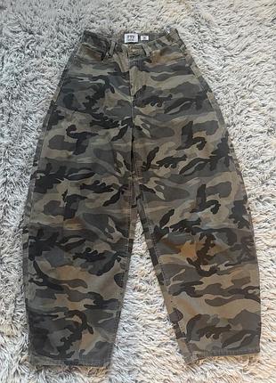 Жіночі камуфляжні джинси camo pants y2k sk9