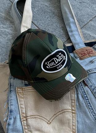Von dutch кепка бейсболка шляпа панамка кастом козырек