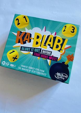 Нова запакована настільна гра hasbro ka-blab!