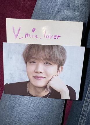 Bts j-hope офіційна карта хосок