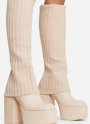 Ботинки ботфорты y2k dollskill