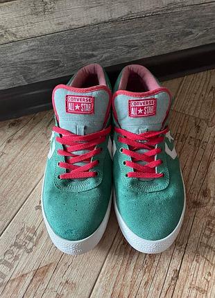 Зелені кеди converse all star 2