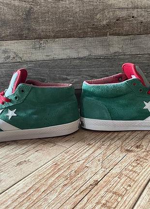 Зелені кеди converse all star 7