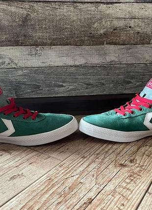 Зелені кеди converse all star 5