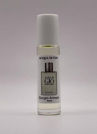 Масляный парфюм acqua di gio giorgio armani мужской, парфюм роликовый 10 мл