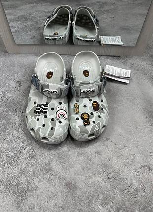 Крокси бейп/crocs bape/крокси bape