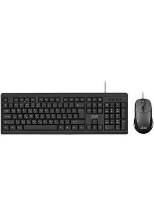 Комплект клавіатура + мишка 2e mk401 (2e-mk401ub_ua) black