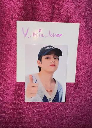 Bts v офіційна колекційна карта техьон fortune box