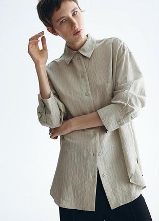 Сорочка оверсайз h&m m