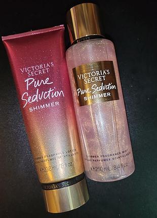 Набір міст+лосьйон з  шиммером pure seduction victorias secret