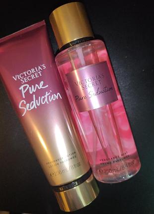 Набор городов+лосьон pure seduction victorias secret