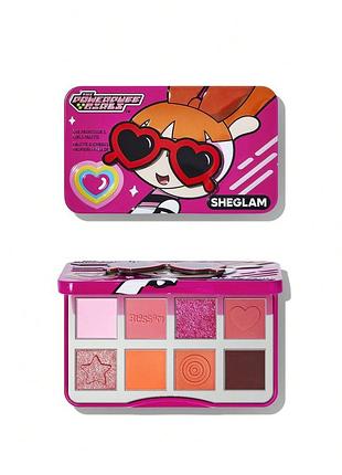 Палетка теней для век the powerpuff girls sheglam - the leader (6183)