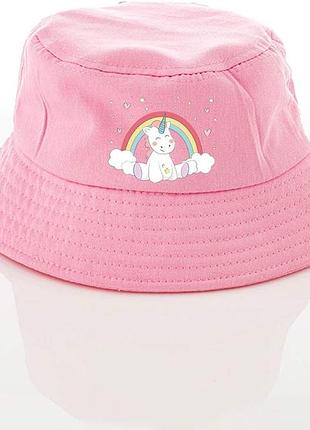 🦄 милая детская панамка "unicorn" с единорогом и радугой