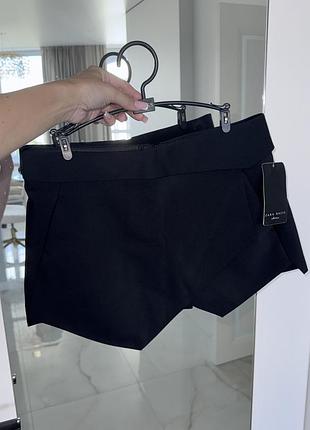 Спідниця шорти zara чорні шортики зара