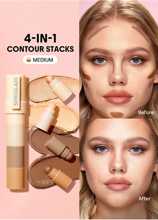 Многофункциональный сток для контуринга sheglam multi-glam face pen - medium (6184)
