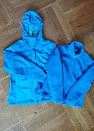 Куртка с кофтой jack wolfskin