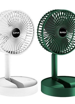 Портативний міні вентилятор для дому telescopic folding fan складний настільний вентилятор з usb зарядкою