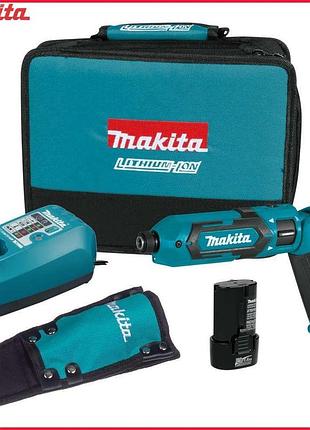 Аккумуляторная ударная отвертка makita td022dse ( 2 акб *1.5 ач / тушка/ сумка/ зарядка) нова!