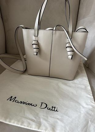 Сумка шкіряна massimo dutti