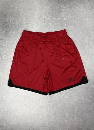 Jordan dri fit шорти спортивні легкі літні червоні м оригінал dh2040-687