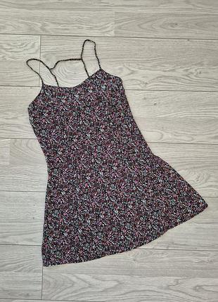 Сарафан, сукня divided h&m у квітковий принт