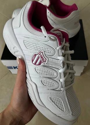 Кросівки k-swiss calabasas all court white/magenta оригінал