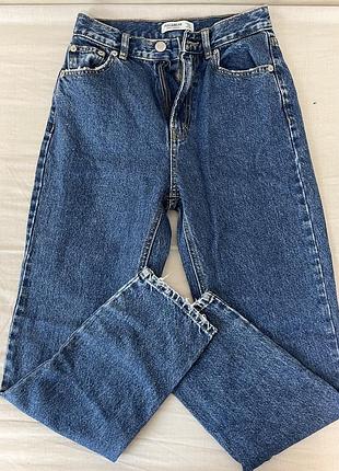 Джинси жіночі pull&bear mom сині розміру xs/34
