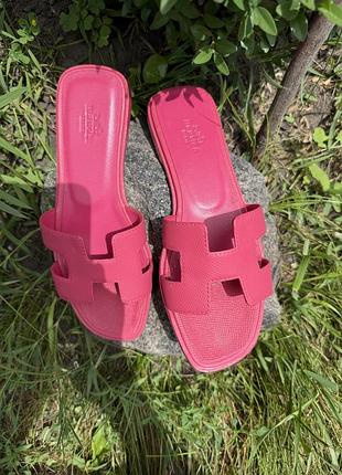 Жіночі капці hermes chypre sandals, тапки hermes oran