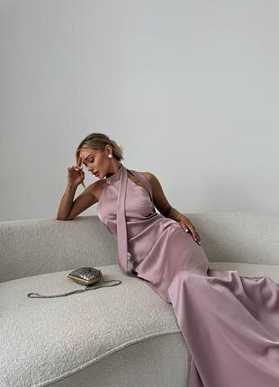 Шикарна жіноча шовкова сукня