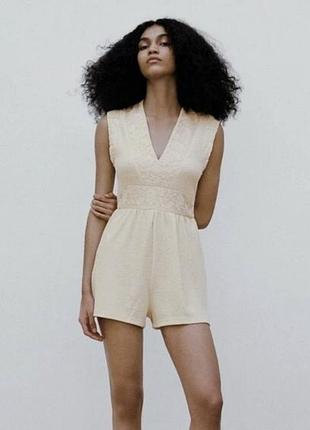 Комбинезон шортами женский zara