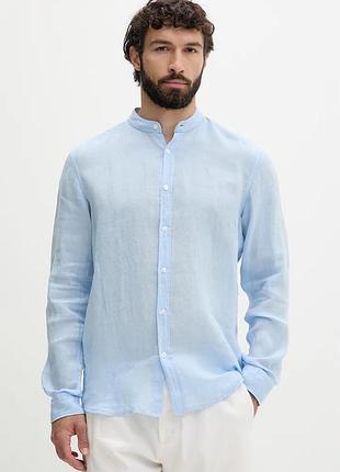 Сорочка лляна чоловіча tipo’s, massimo dutti