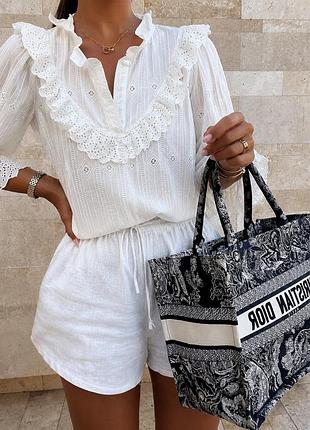 Сорочка з прошви zara