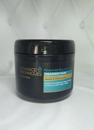Маска для волосся avon advance techniques "абсолютне живлення"